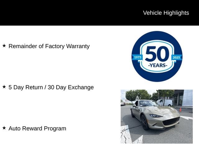 Used 2024 MAZDA MX-5 Miata RF Grand Touring RWD image 5