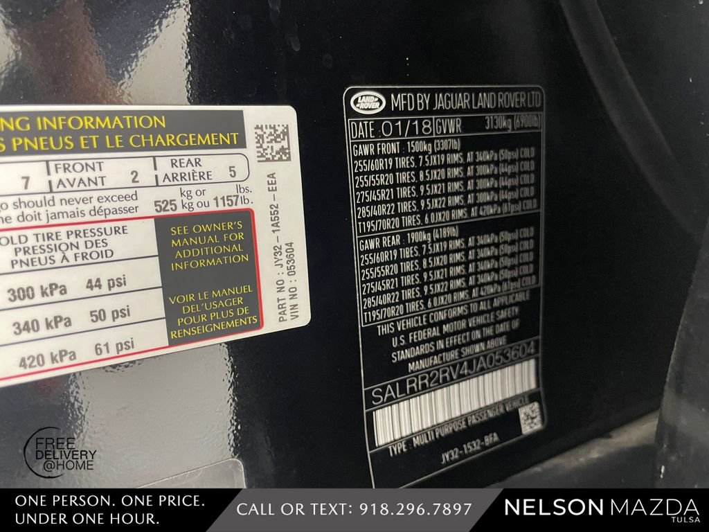 Used 2018 Land Rover Discovery HSE image 53