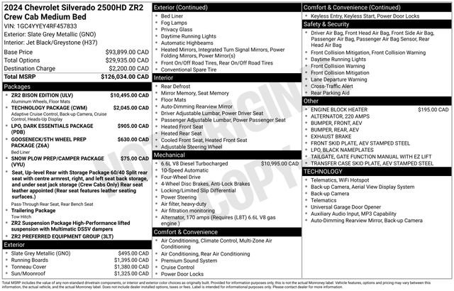 Used 2024 Chevrolet Silverado 2500 ZR2 w/ ZR2 Bison Edition AWD/4WD image 21