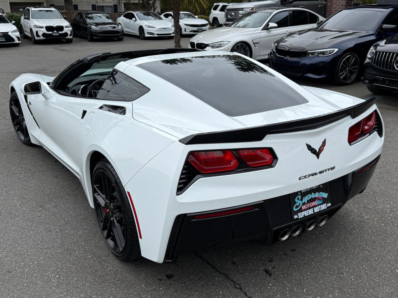 Used 2019 Chevrolet Corvette Stingray Coupe w/ Carbon Flash Badge Package image 14