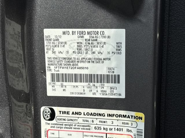 Used 2013 Ford F150 XLT w/ Luxury Equipment Group AWD/4WD image 22