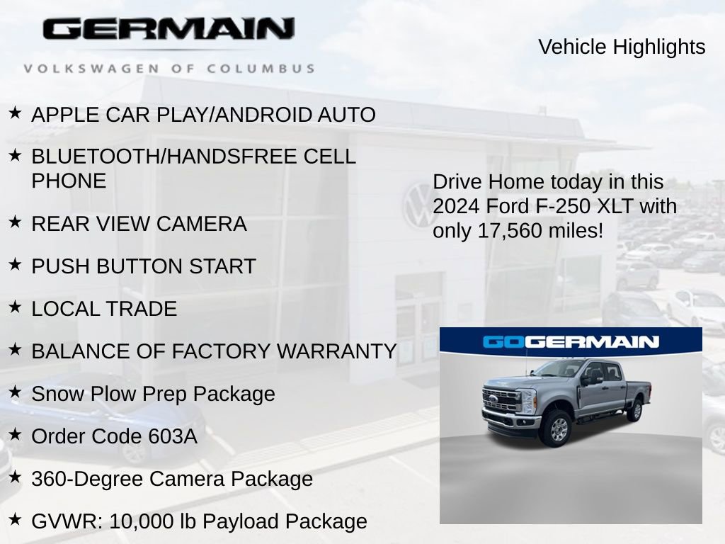 Used 2024 Ford F250 XLT w/ 360-Degree Camera Package image 6