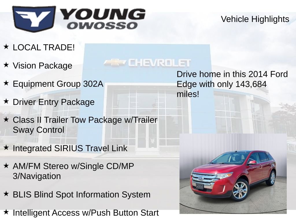 Used 2014 Ford Edge Limited w/ Equipment Group 302A AWD/4WD image 8