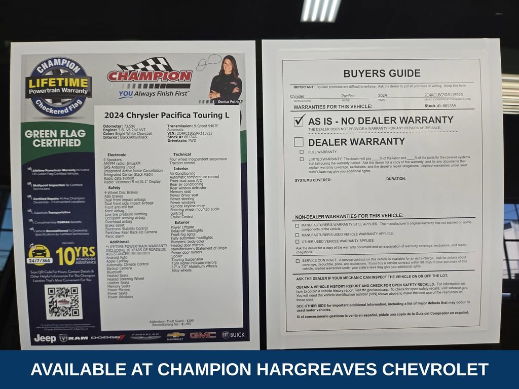 Used 2024 Chrysler Pacifica Touring-L FWD image 43