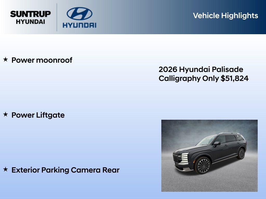 New 2026 Hyundai Palisade Calligraphy FWD image 7