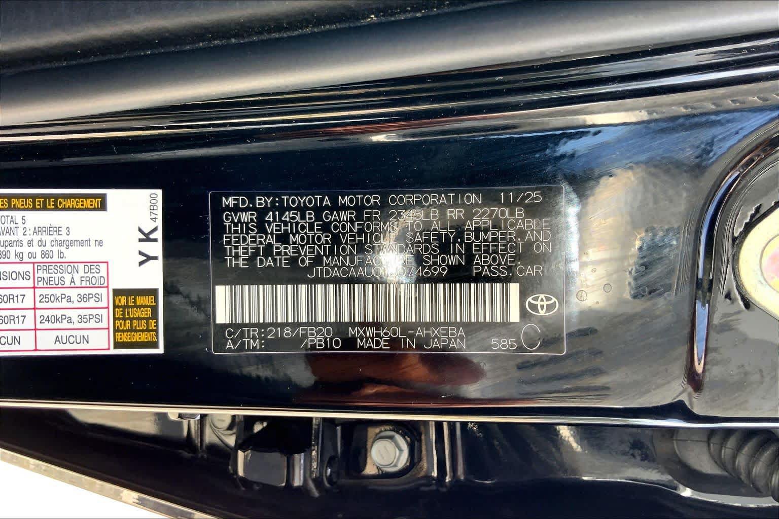 Used 2026 Toyota Prius LE FWD image 36