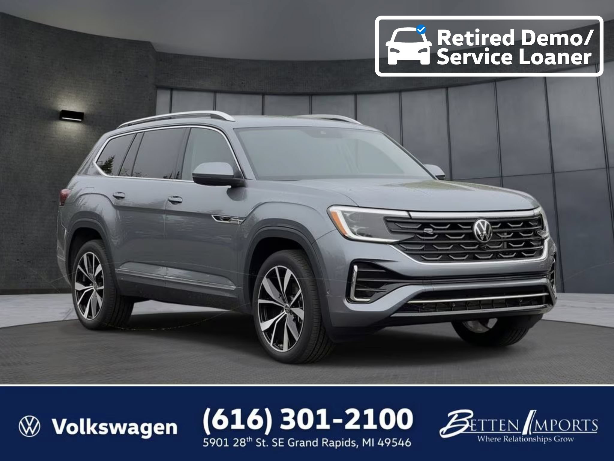 New 2025 Volkswagen Atlas SEL Premium R-Line AWD/4WD image 1