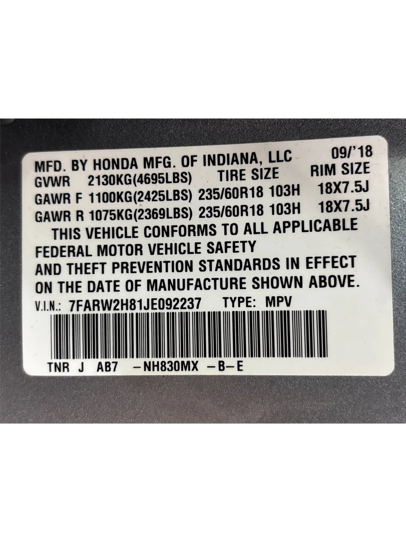 Used 2018 Honda CR-V EX-L image 28