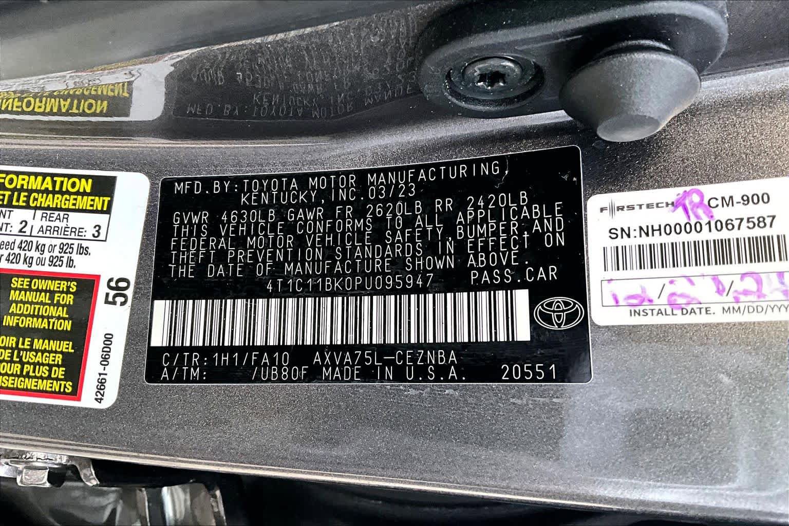 Used 2023 Toyota Camry LE image 33