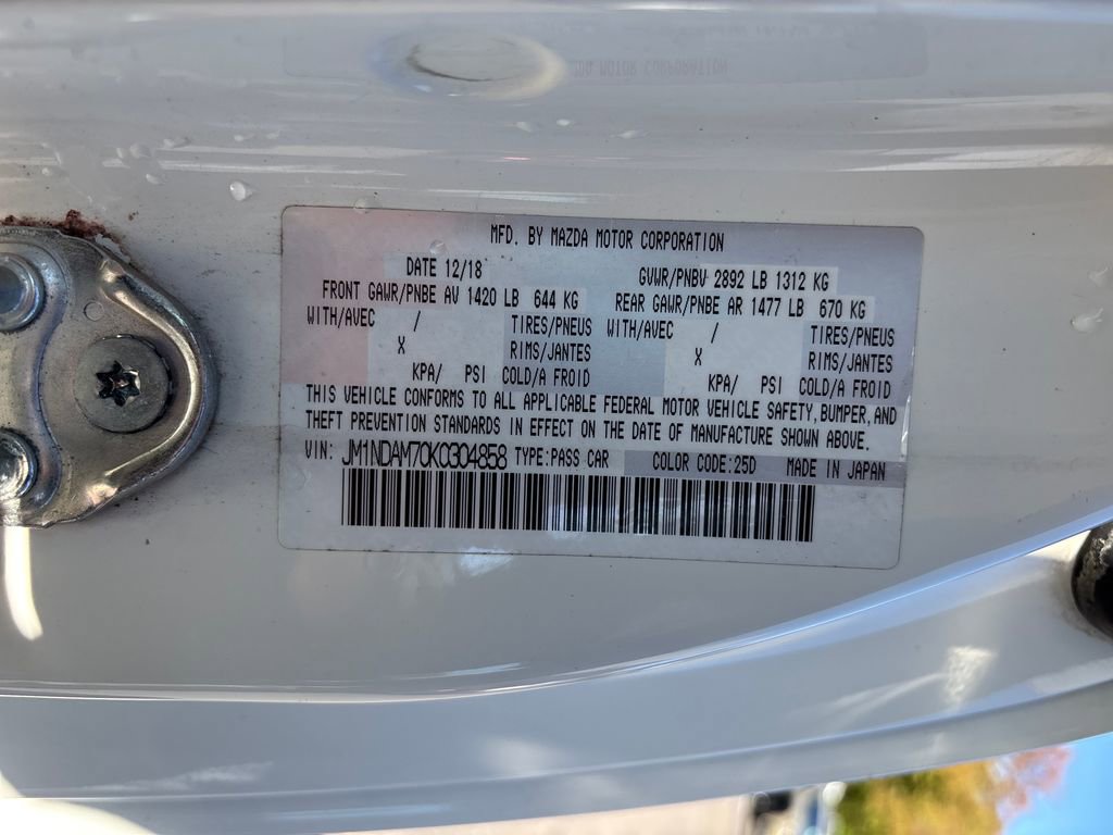 Used 2019 MAZDA MX-5 Miata RF Grand Touring w/ Appearance Package image 29