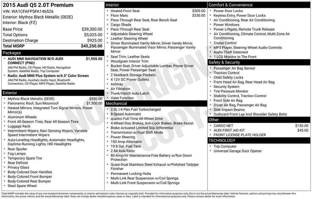 Used 2015 Audi Q5 2.0T Premium image 3