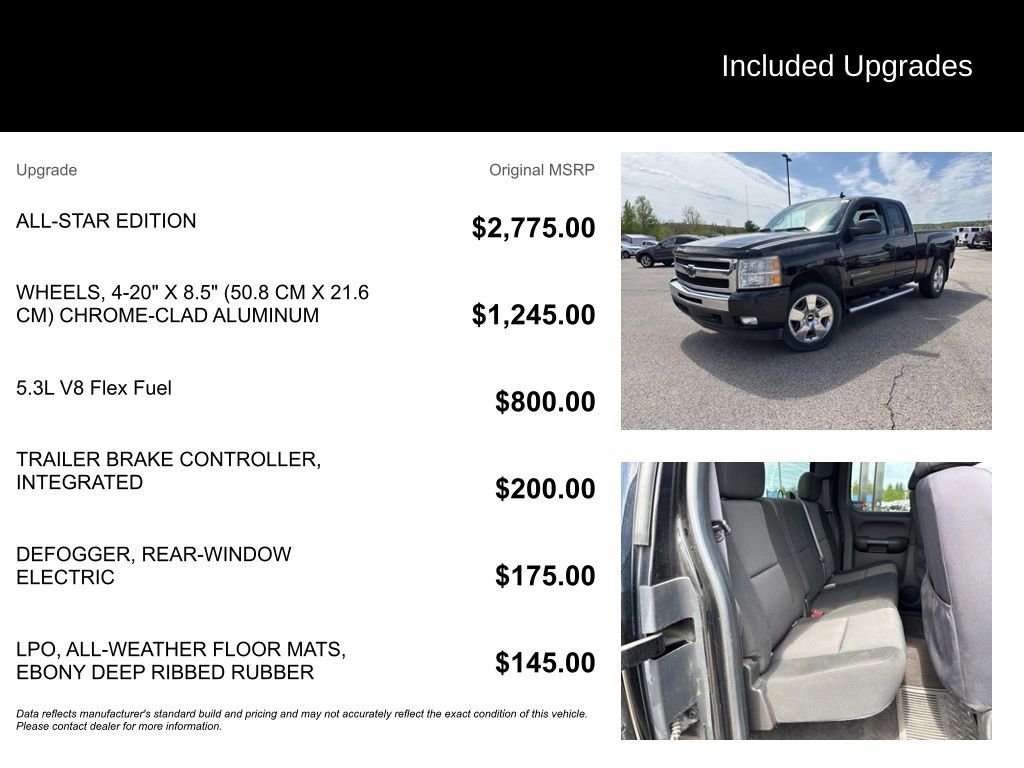 Used 2011 Chevrolet Silverado 1500 LT w/ All-Star Edition AWD/4WD image 6
