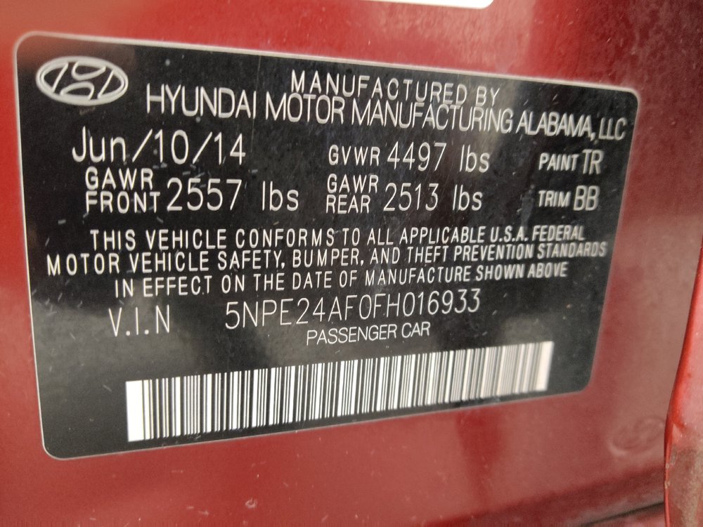 Used 2015 Hyundai Sonata SE FWD image 33