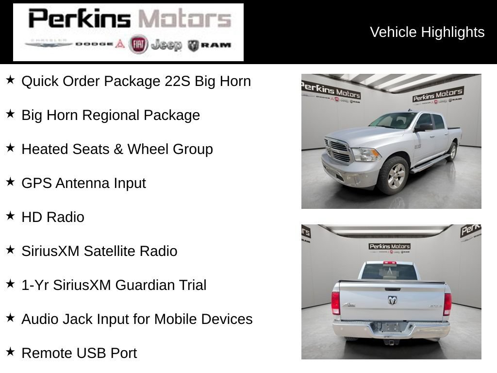 Used 2018 RAM 1500 Big Horn AWD/4WD image 15