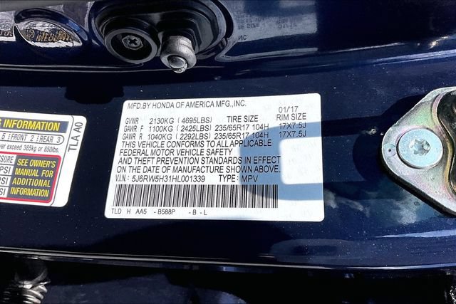 Used 2017 Honda CR-V LX image 19