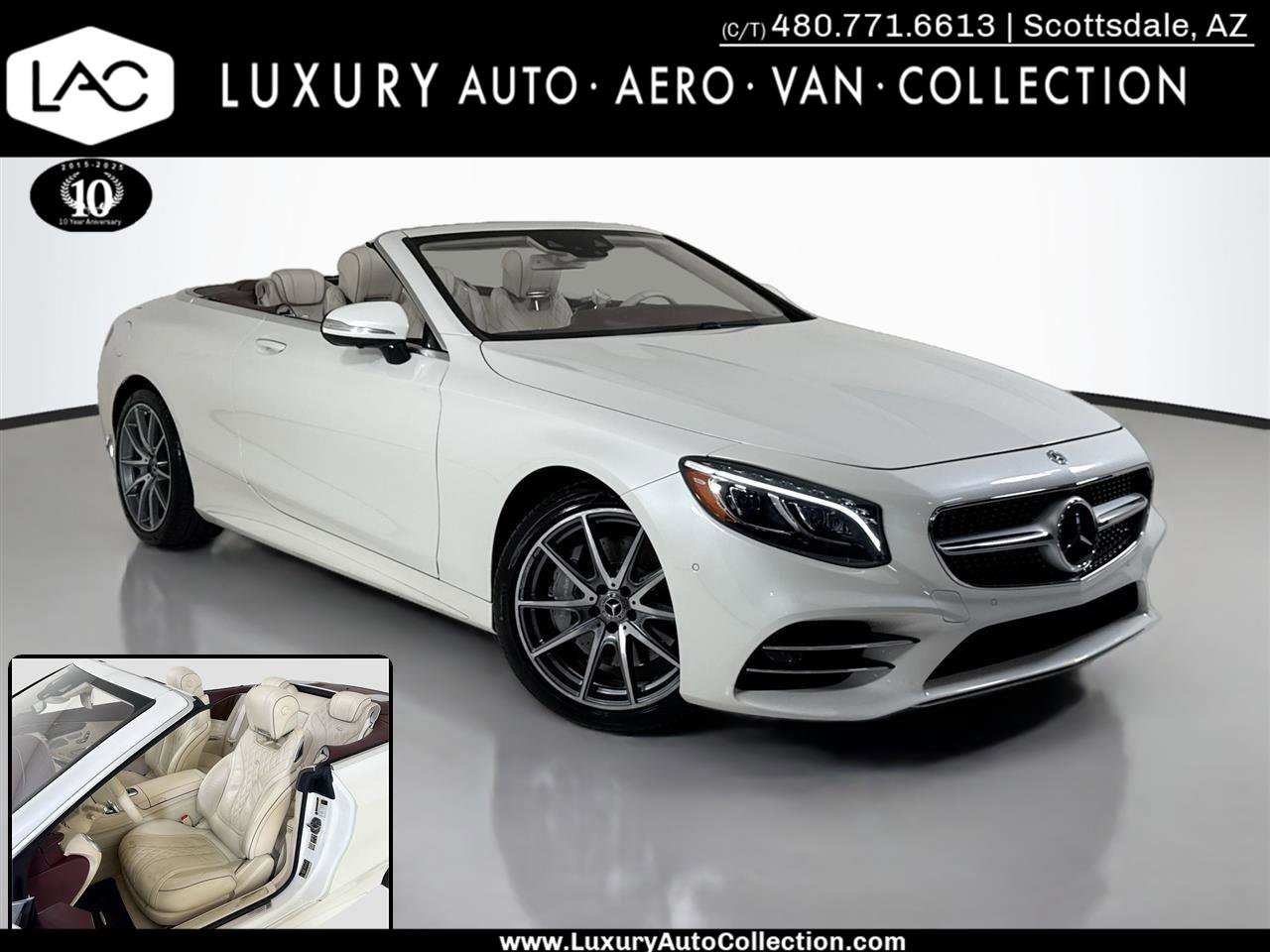 Used 2019 Mercedes-Benz S 560 Cabriolet image 1