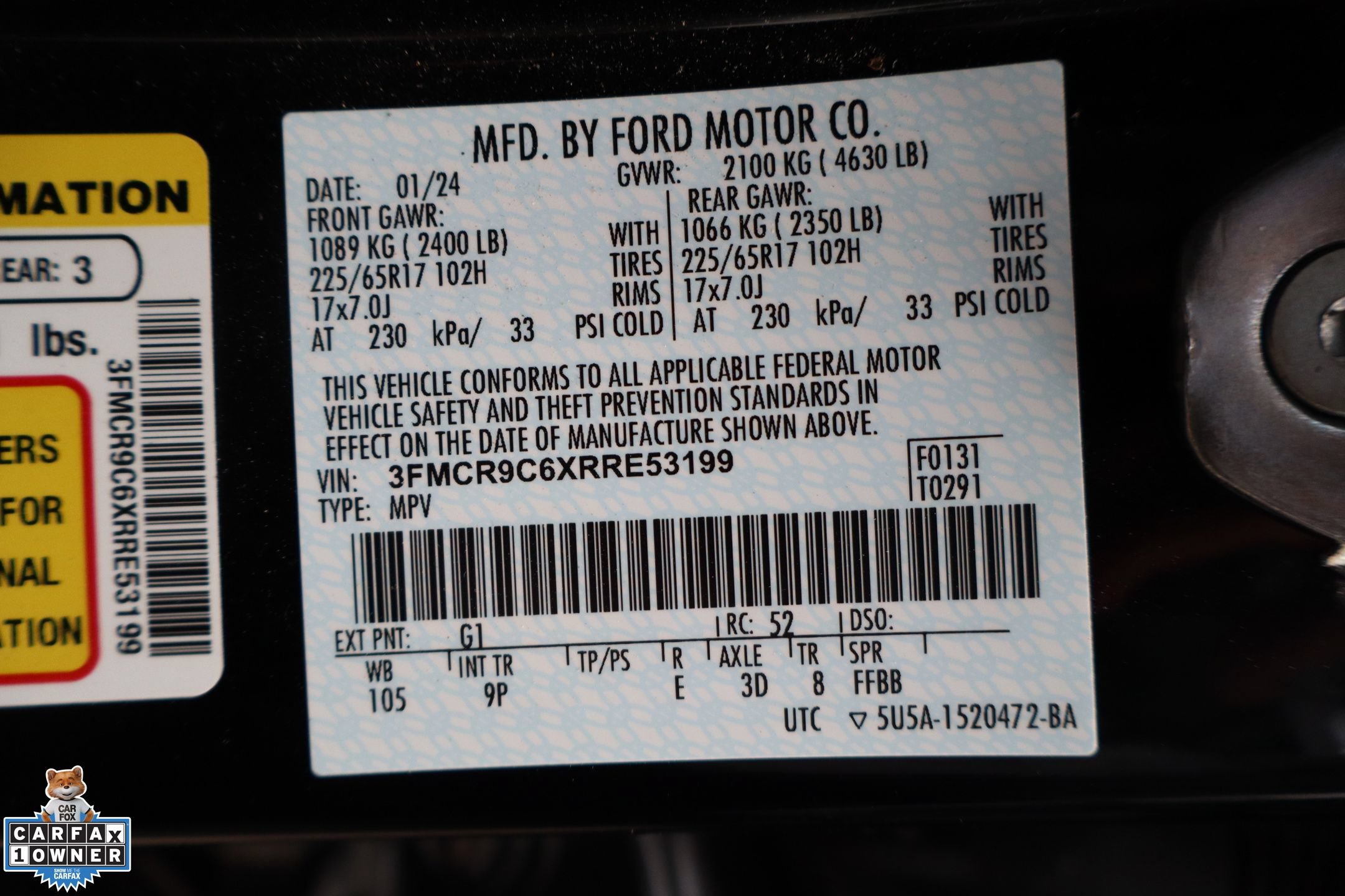Certified 2024 Ford Bronco Sport Outer Banks AWD/4WD image 6