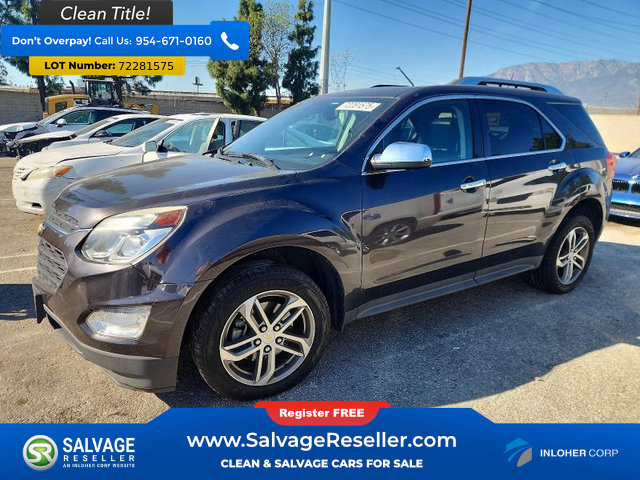 Used 2016 Chevrolet Equinox LTZ w/ Enhanced Convenience Package