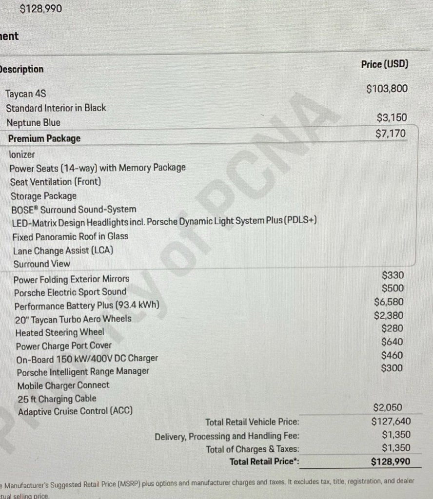 Used 2021 Porsche Taycan 4S image 44