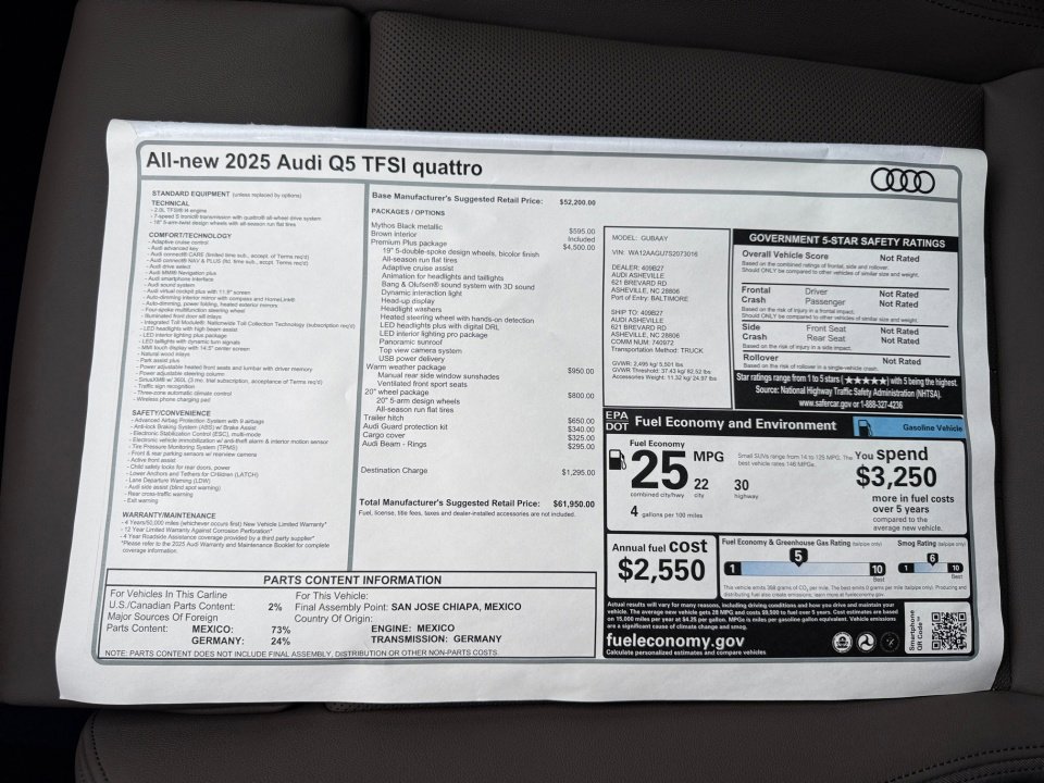 New 2025 Audi Q5 Premium Plus image 32