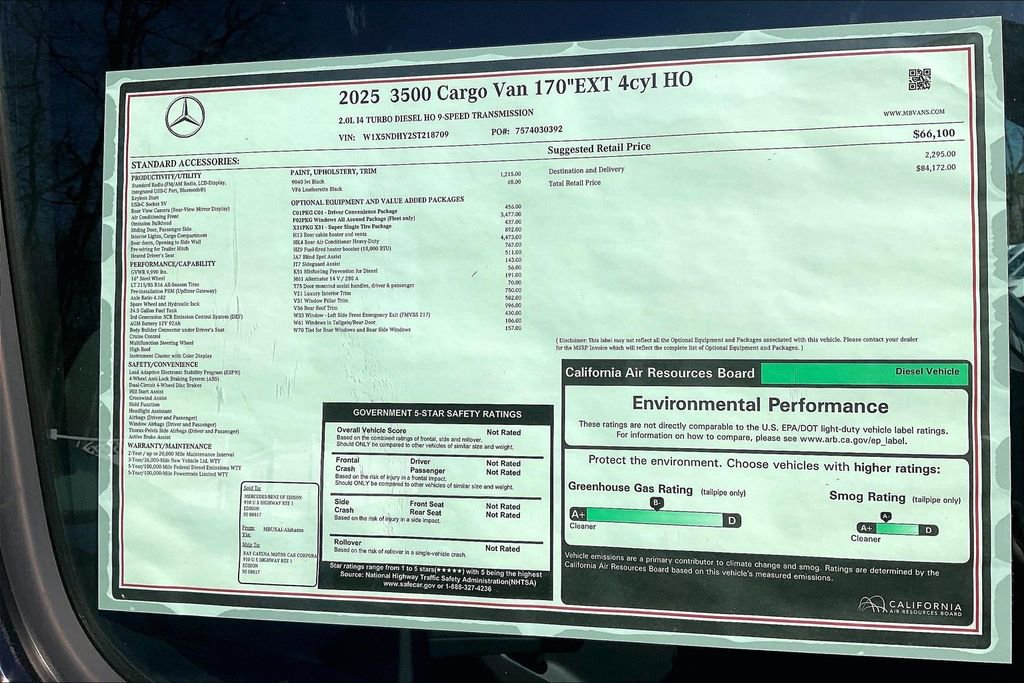 New 2025 Mercedes-Benz Sprinter 3500 image 12