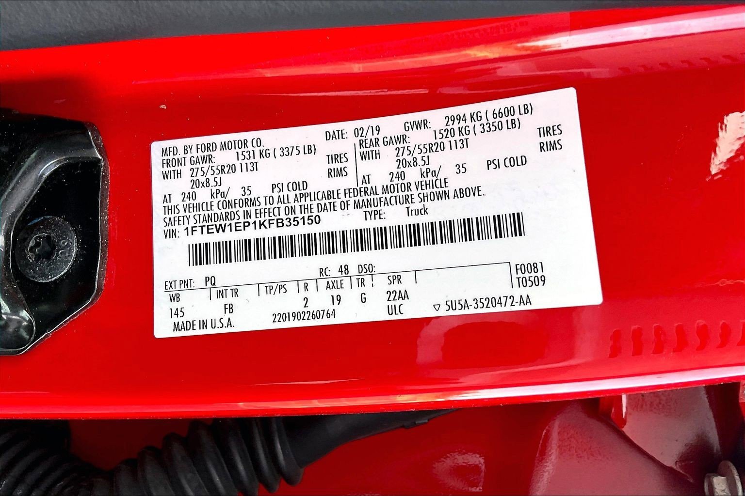 Used 2019 Ford F150 XLT w/ Equipment Group 302A Luxury image 27