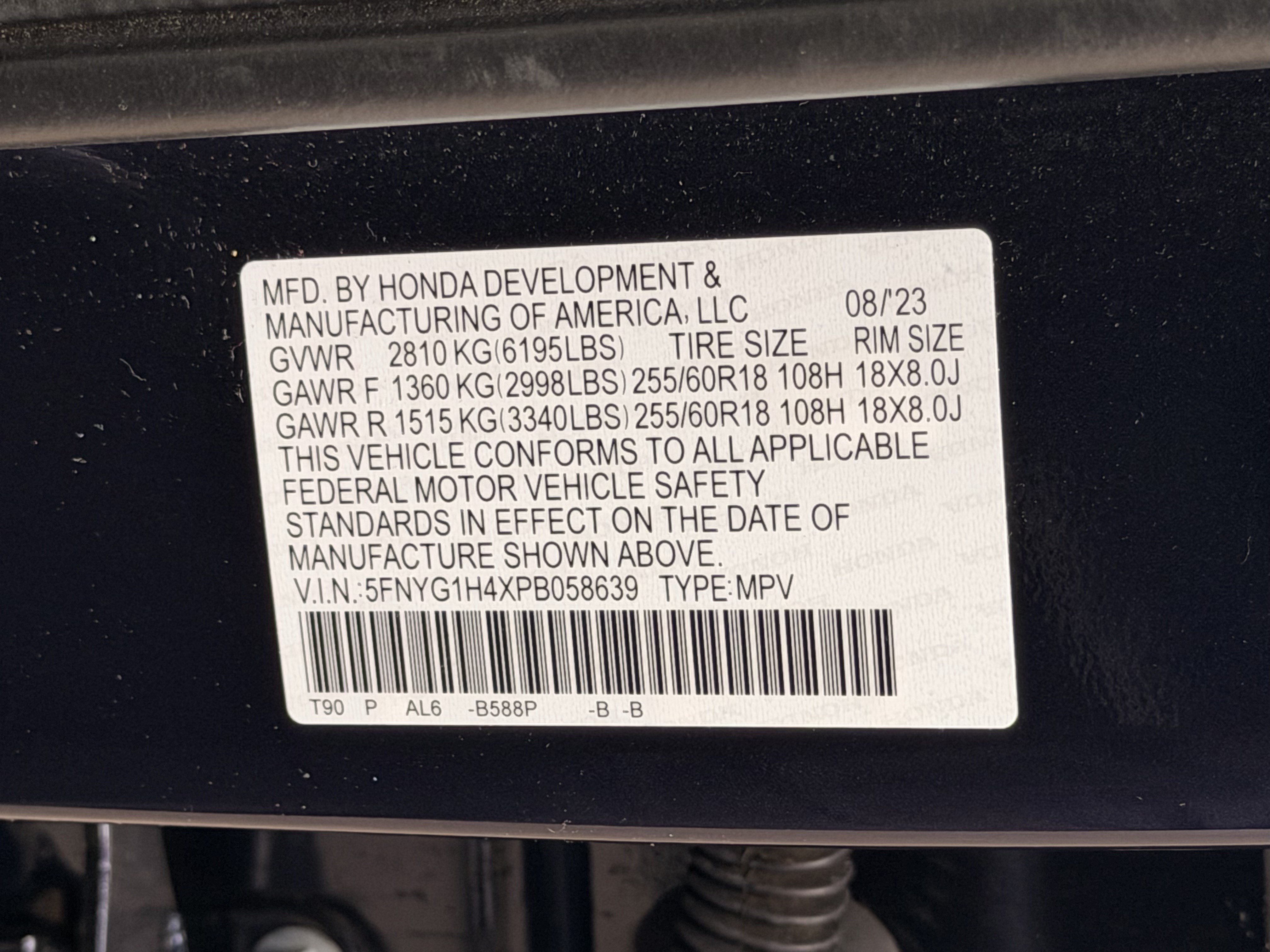 Certified 2023 Honda Pilot EX-L image 26