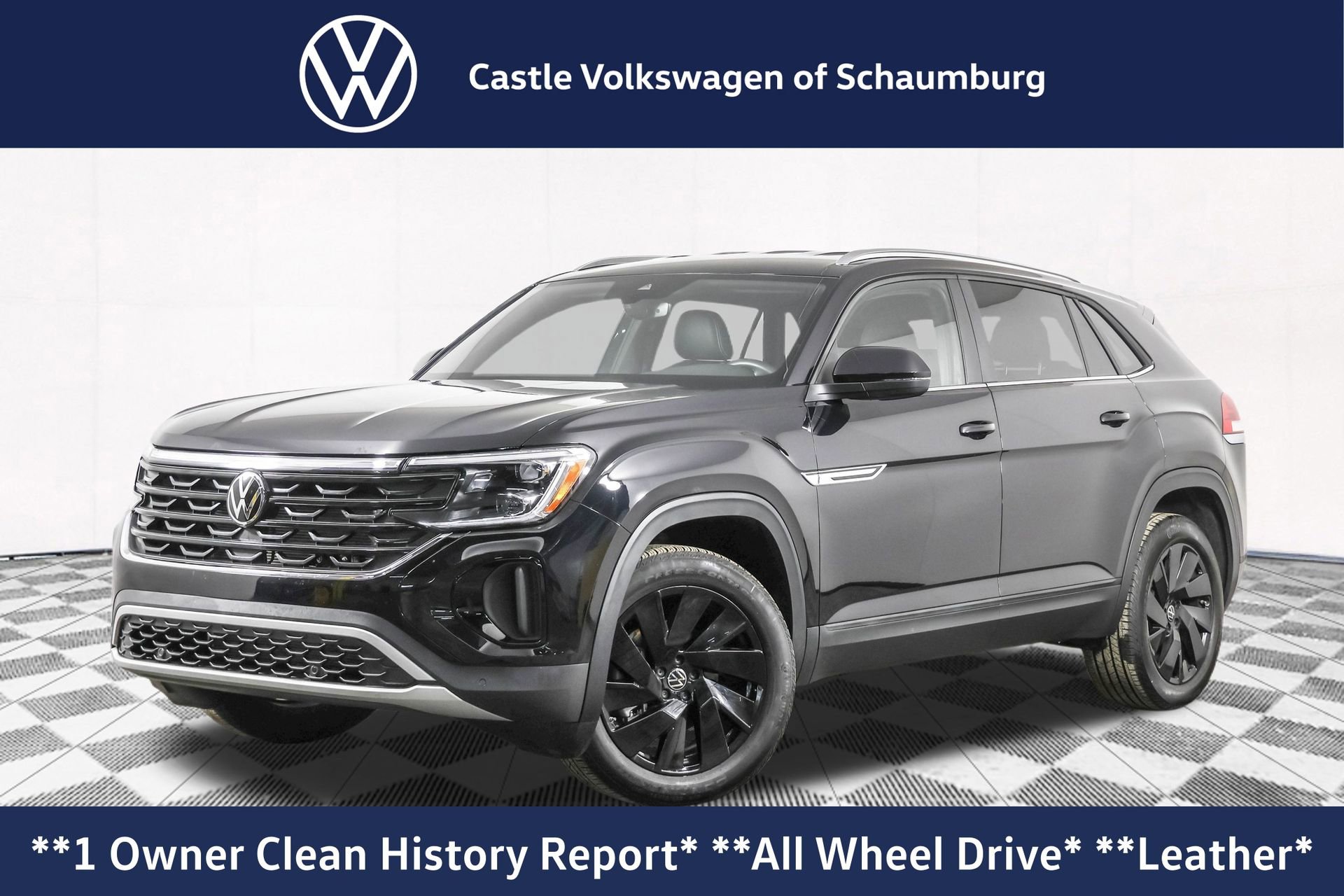 Used 2025 Volkswagen Atlas Cross Sport SE w/ Black Wheel Package