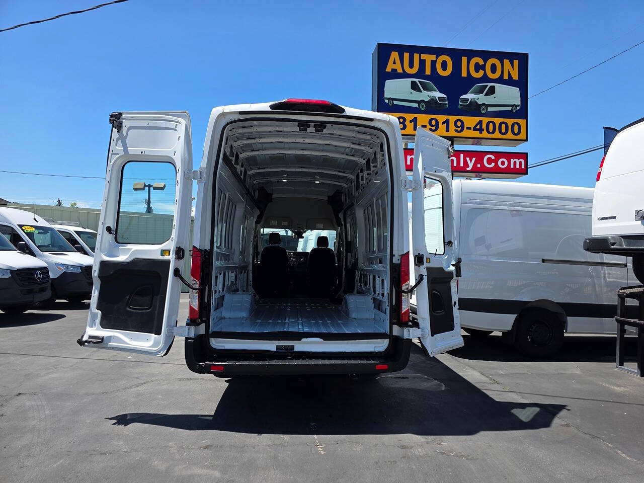 Used 2023 Ford Transit 350 148 High Roof Extended DRW RWD image 12