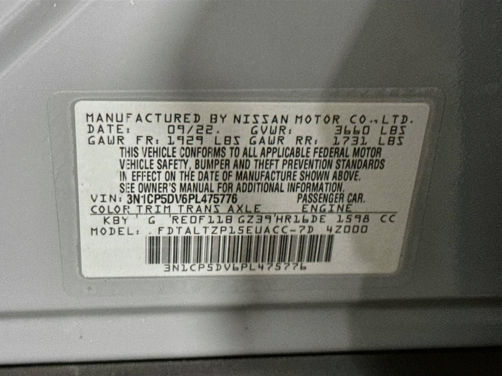 Certified 2023 Nissan Kicks SR w/ SR Premium Package FWD image 34
