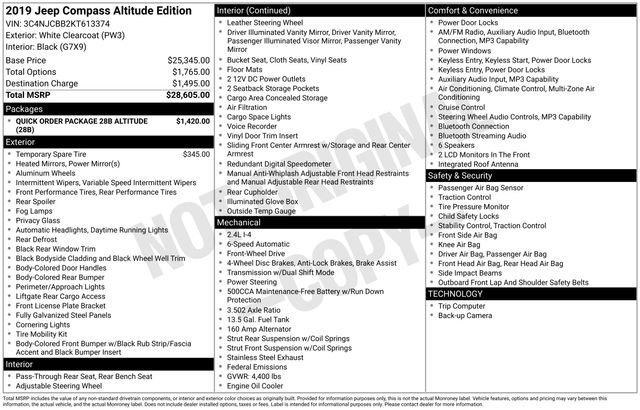 Used 2019 Jeep Compass Altitude image 29