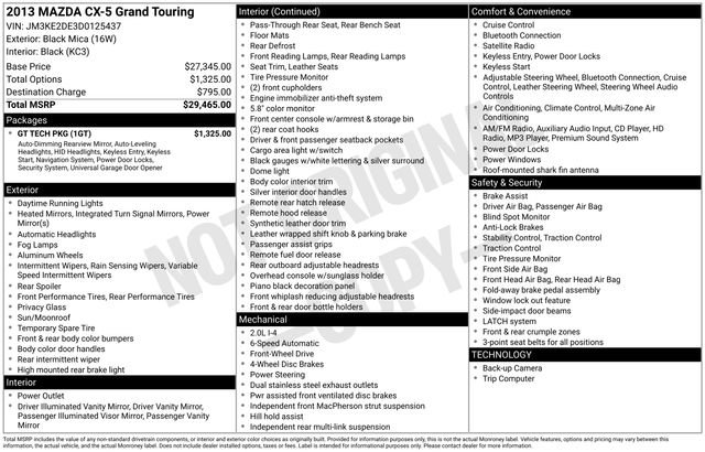 Used 2013 MAZDA CX-5 Grand Touring w/ GT Tech Pkg video 2