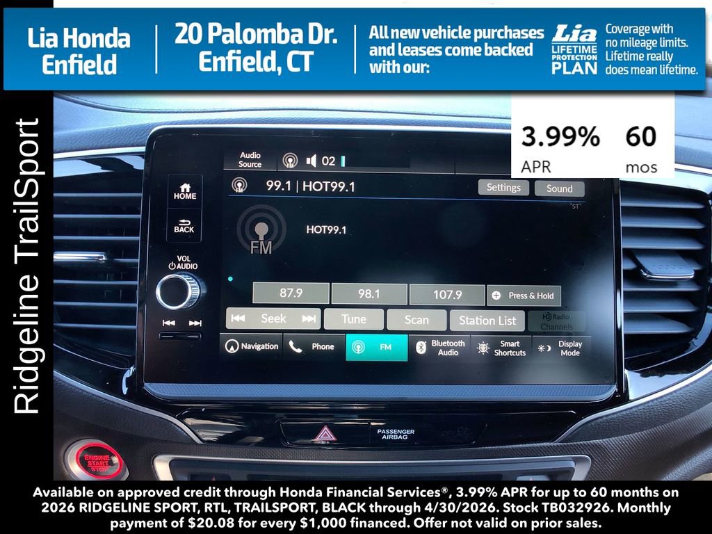 New 2026 Honda Ridgeline TrailSport image 19