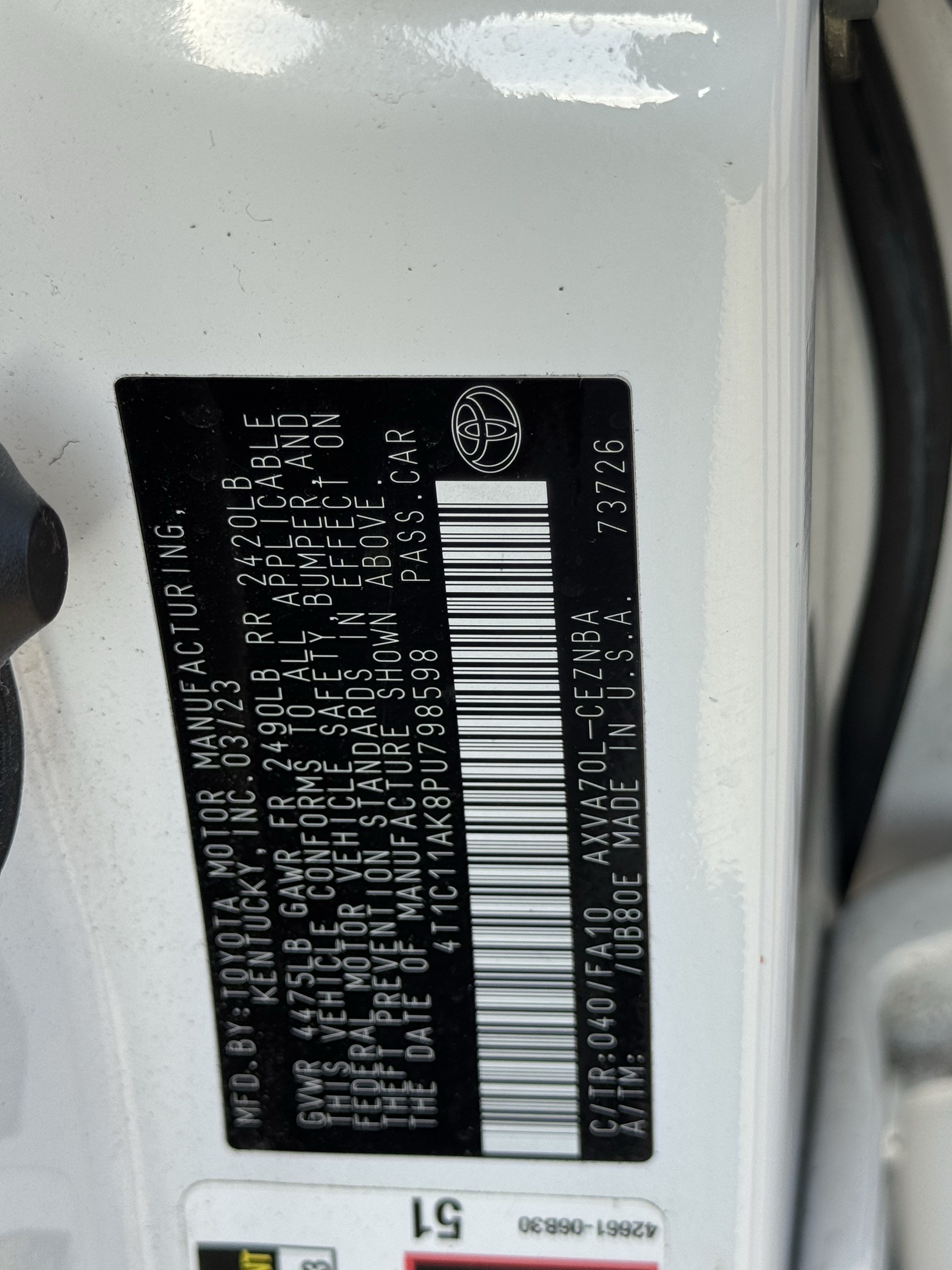 Used 2023 Toyota Camry LE FWD image 27