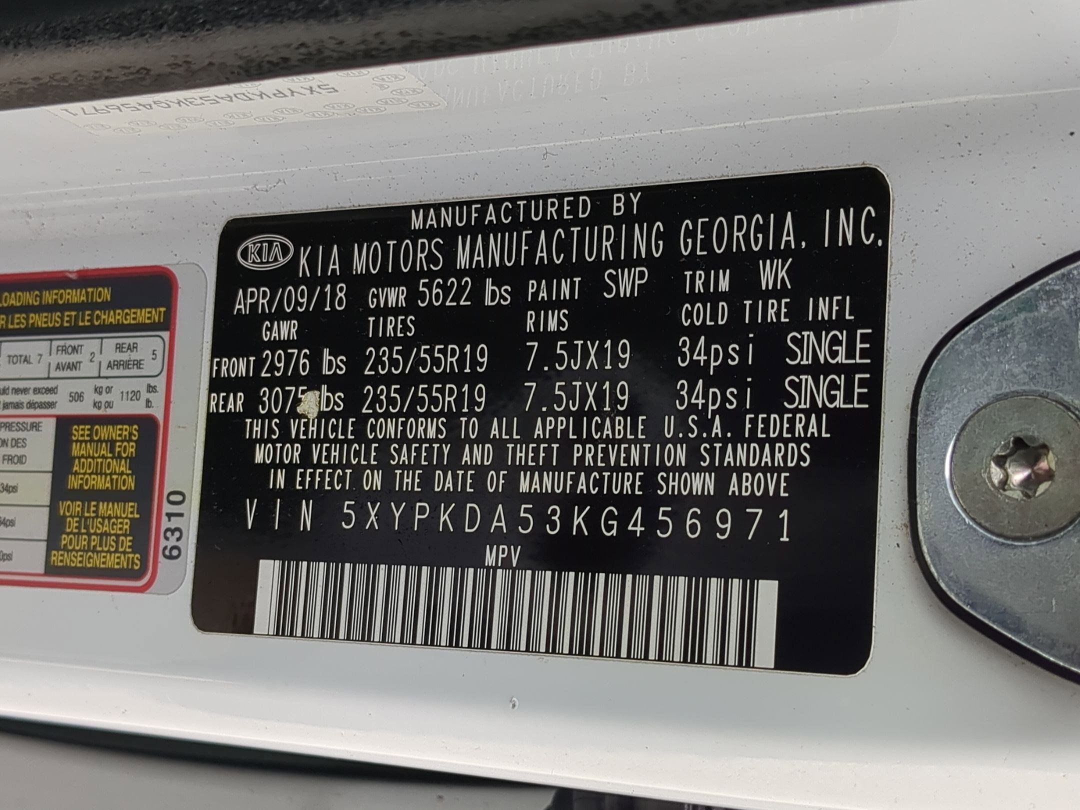 Used 2019 Kia Sorento SX w/ SX Touring Package image 33