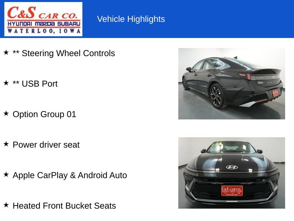 Used 2024 Hyundai Sonata SEL AWD/4WD image 15