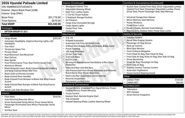 New 2026 Hyundai Palisade Limited image 9