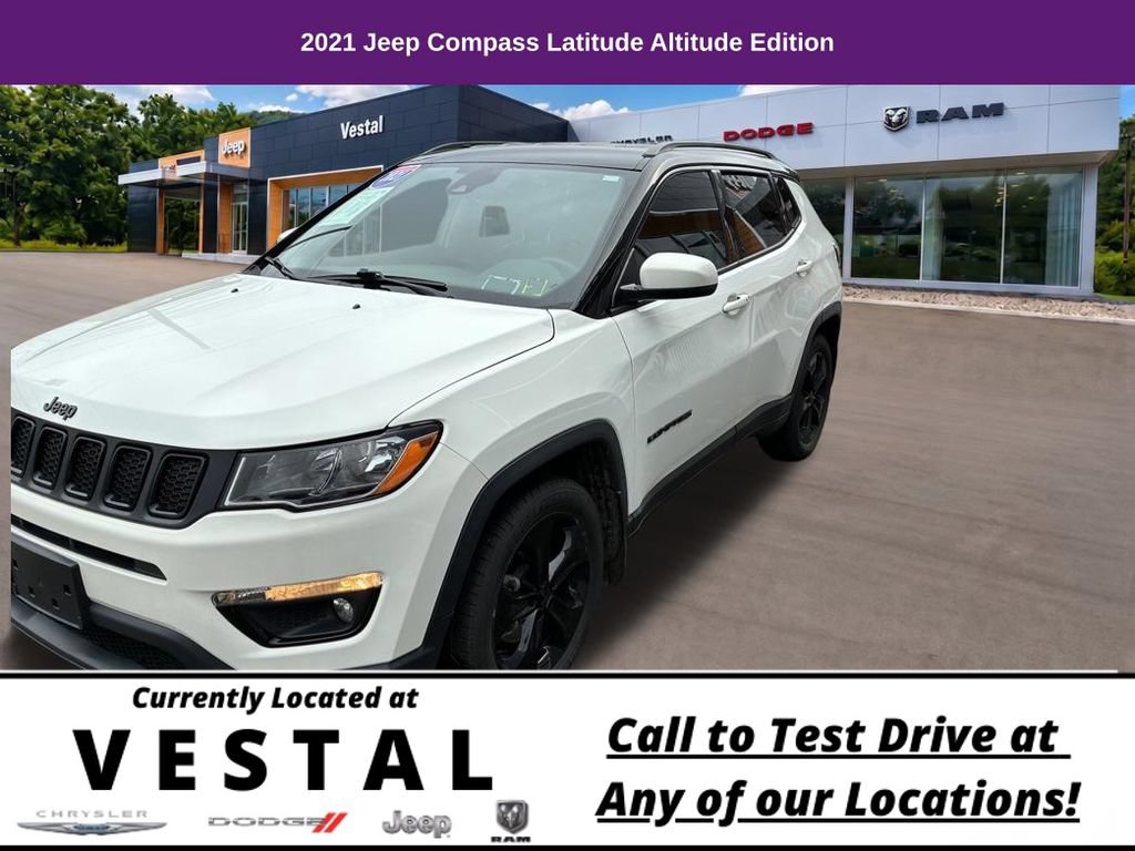 Used 2021 Jeep Compass Latitude FWD image 1