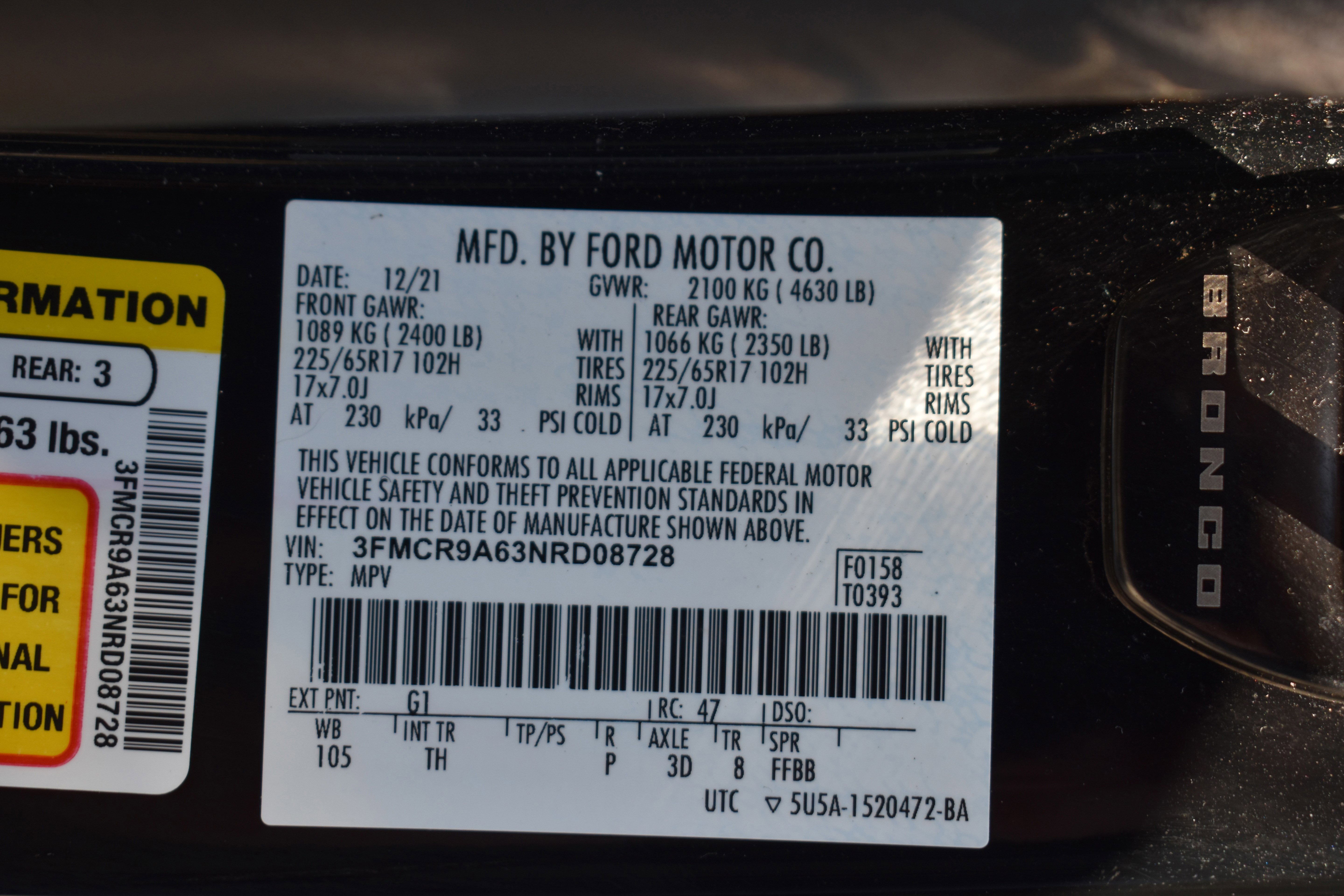 Used 2022 Ford Bronco Sport image 37