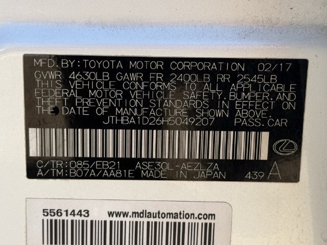 Used 2017 Lexus IS 200t RWD image 29