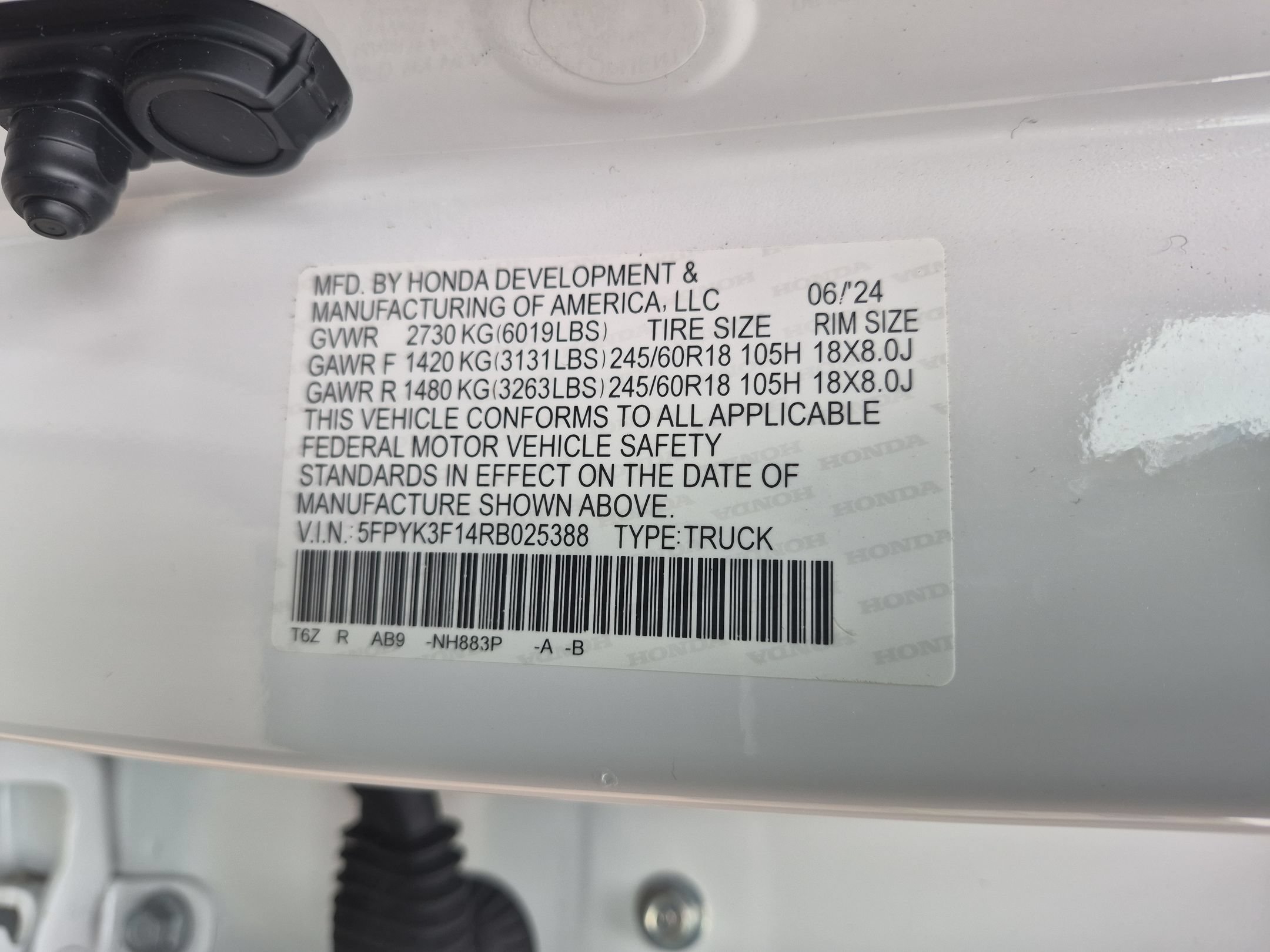 Certified 2024 Honda Ridgeline Sport image 31