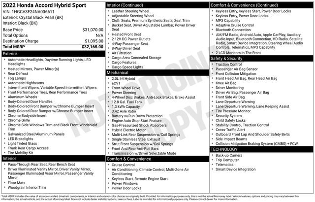 Used 2022 Honda Accord Sport image 15