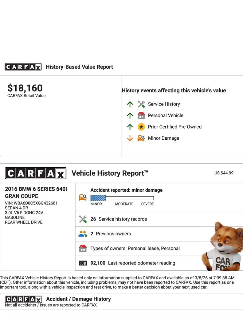 Used 2016 BMW 640i Gran Coupe image 51