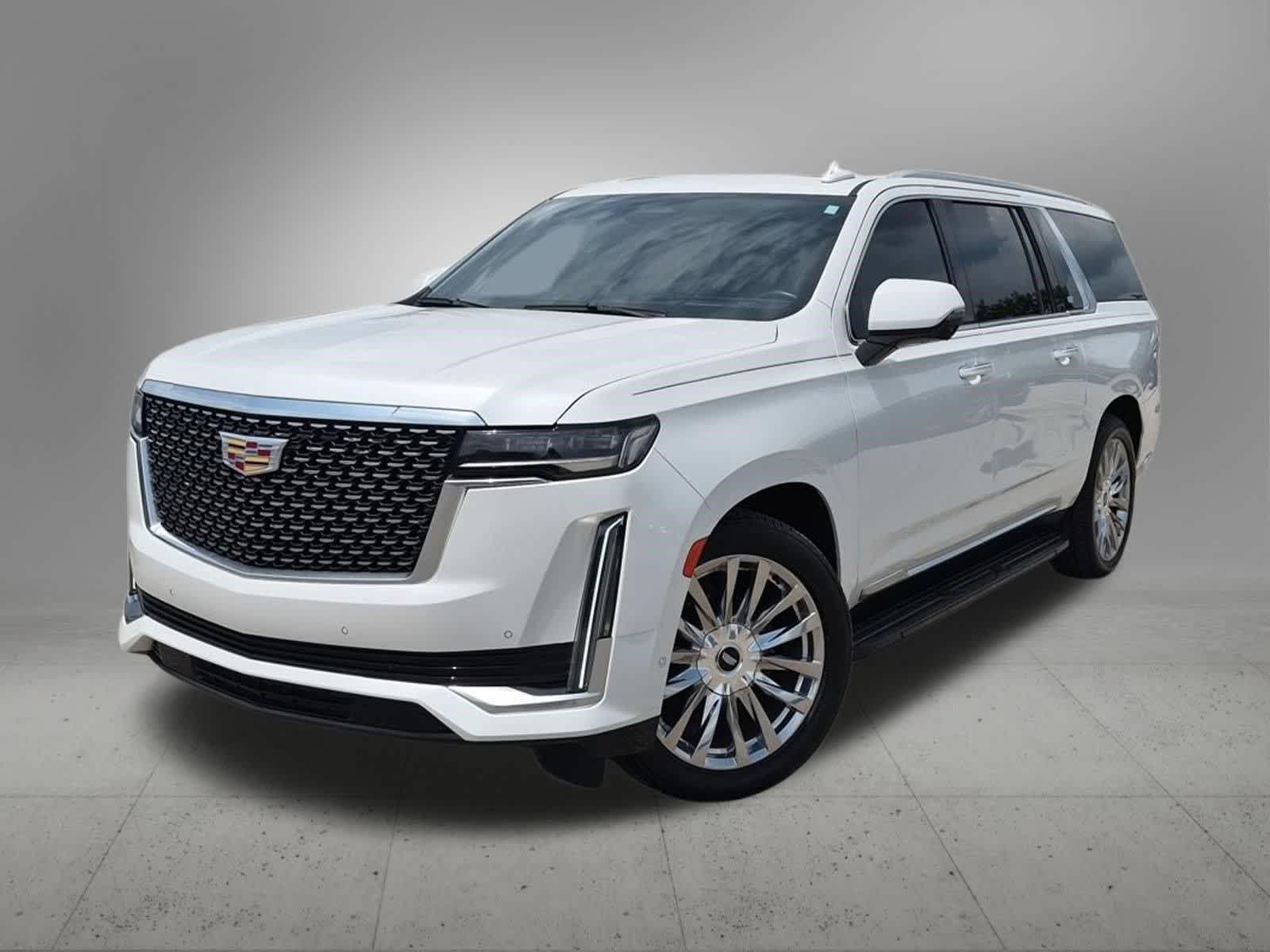Used 2021 Cadillac Escalade ESV Premium Luxury w/ Driver Assist Tech Package RWD image 1