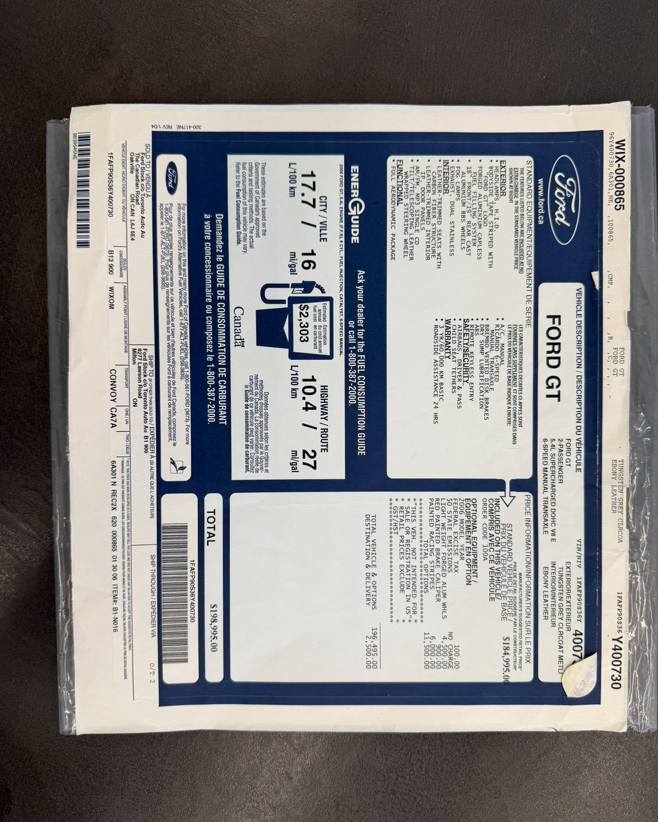 Used 2006 Ford GT RWD image 62