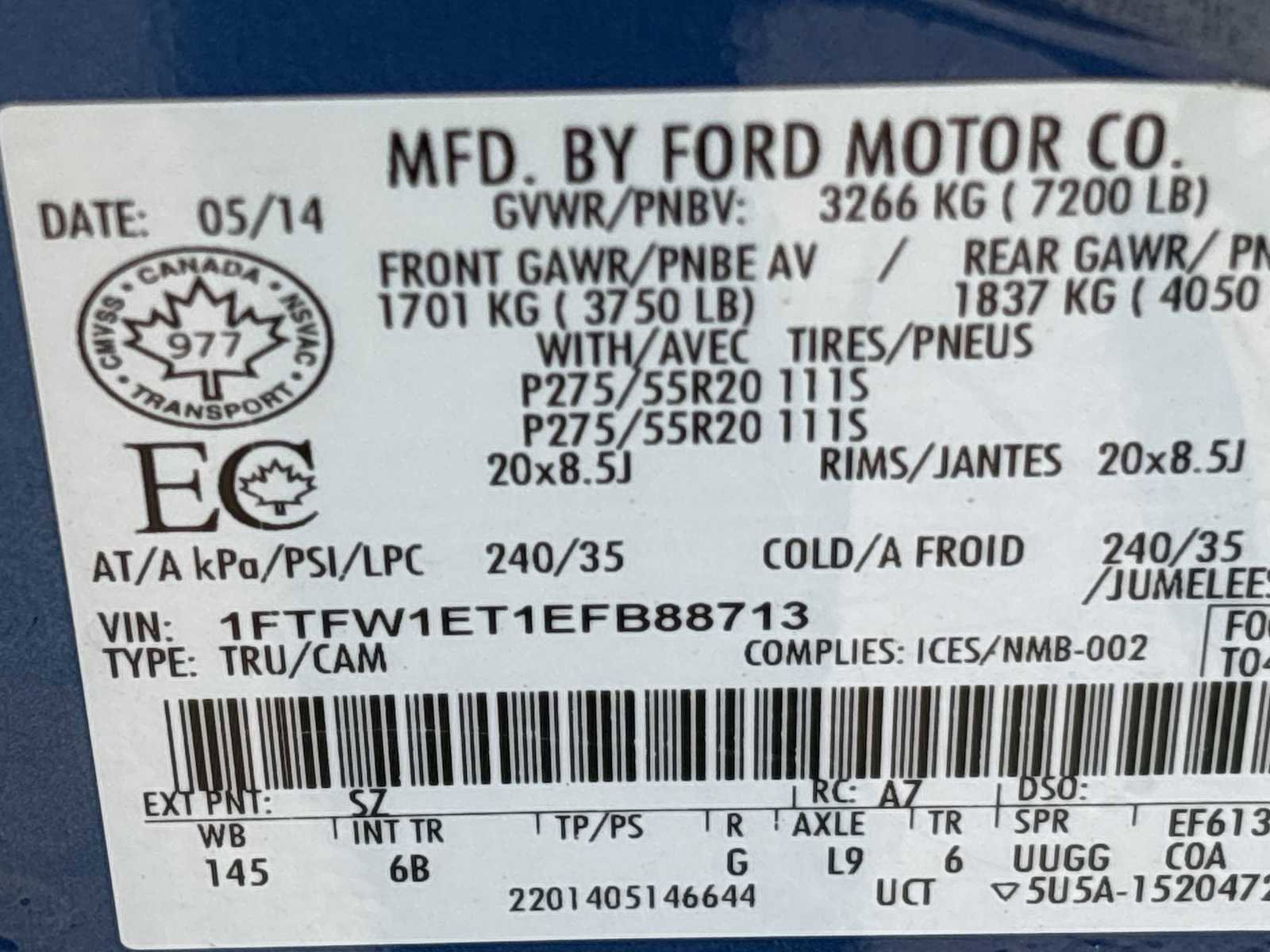 Used 2014 Ford F150 FX4 w/ Equipment Group 402A Luxury AWD/4WD image 38