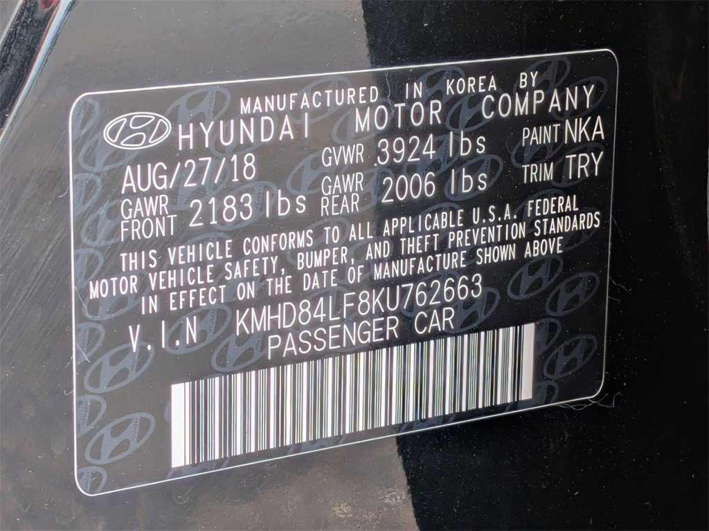 Used 2019 Hyundai Elantra SEL w/ Cargo Package image 30