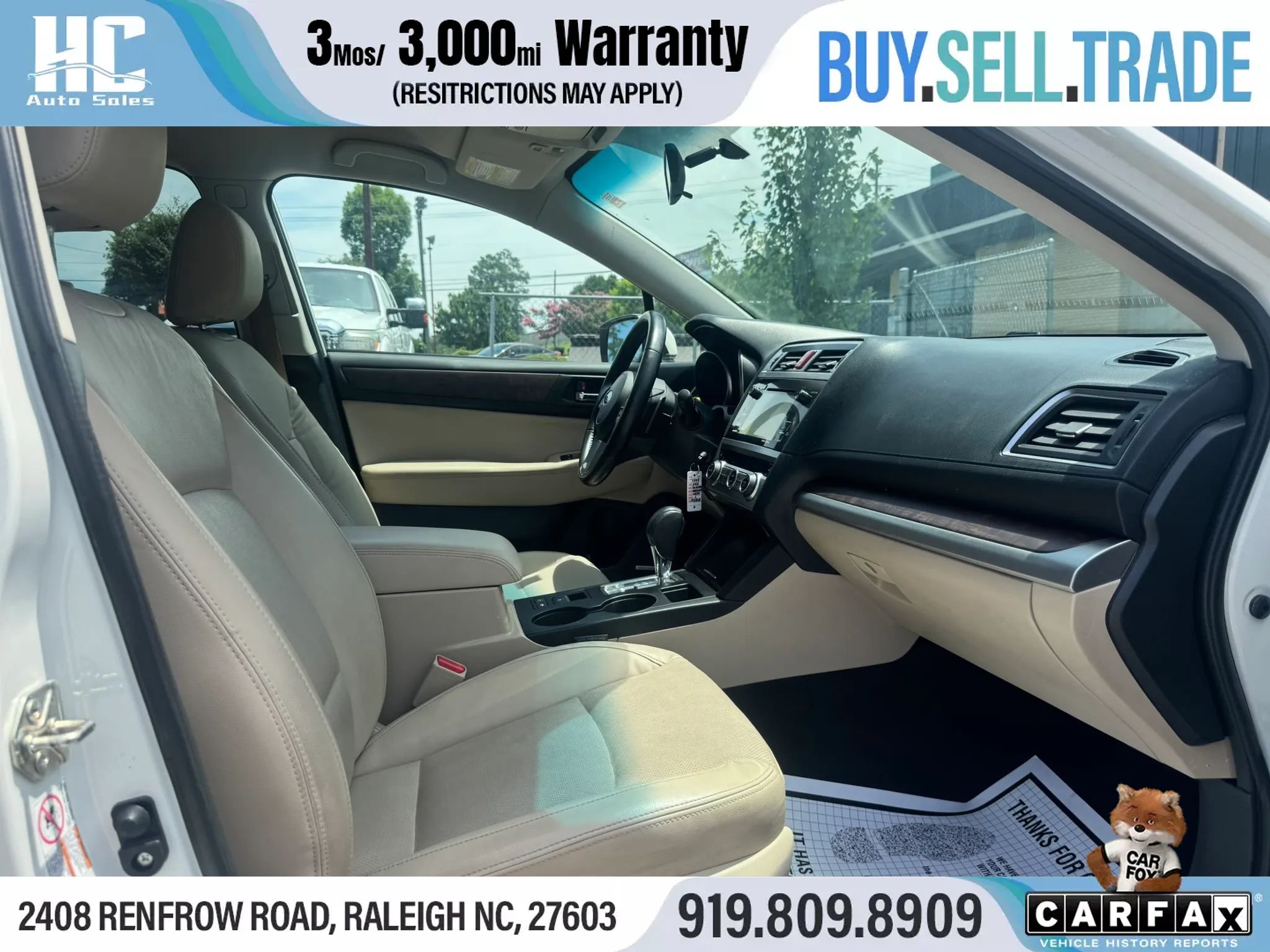 Used 2015 Subaru Outback 2.5i Limited w/ Protection Package #2 AWD/4WD image 21