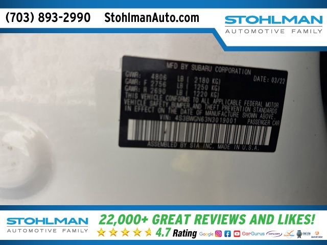 Used 2022 Subaru Legacy Limited XT image 39