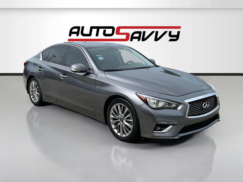 Used 2022 INFINITI Q50 Luxe w/ Cargo Package image 1